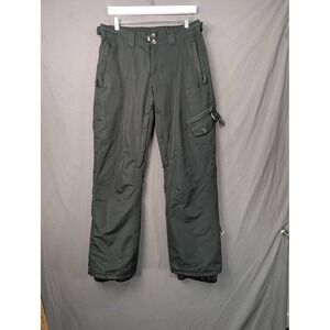 Morrow Mens Snowboard Pants Black 8000mm Waterproof Insulated Size Medium